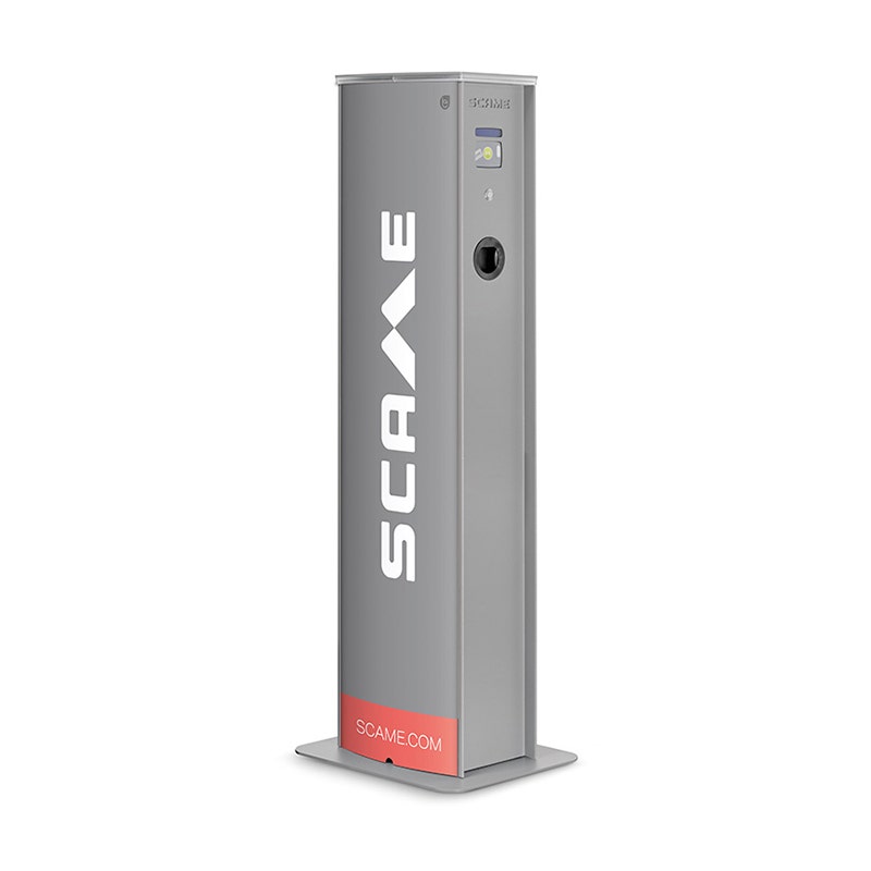 سكامي - شاحن سيارة كهربائية بقفل، 2 مقبس، نوع 2، 3P+N+E 32A 400V~ 22kW 63A 400V 3P+N+E، IP54، IK10 - 1