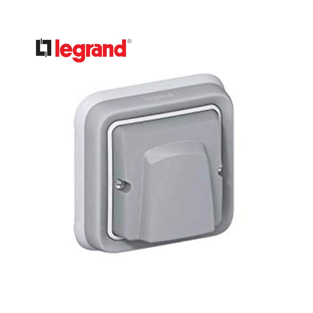 LEGRAND - Cable Outlet w/ Cable Grip, IP55 Ik08, Gray - 1