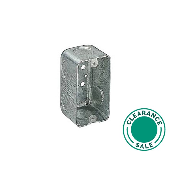 تصفية ستيل سيتي - صندوق فائدة، 4x2 1/8 بوصة، 2 1/8 بوصة عميقة، 3/4 بوصة KO - 1