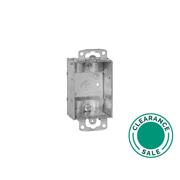 تصفية ستيل سيتي - صندوق التبديل، 3x2x1-1/2، 7 بوصة مكعبة - 1