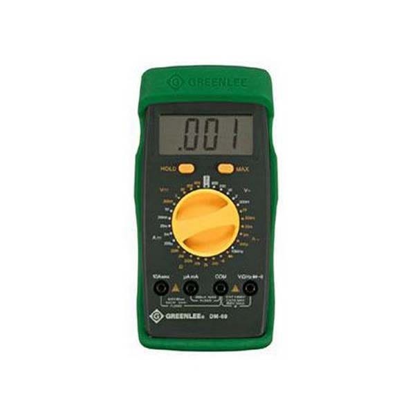 جرينلي - جهاز قياس متعدد رقمي - 10 أمبير - 600 فولت - تيار متردد/تيار مستمر - (DM-60A) - 1