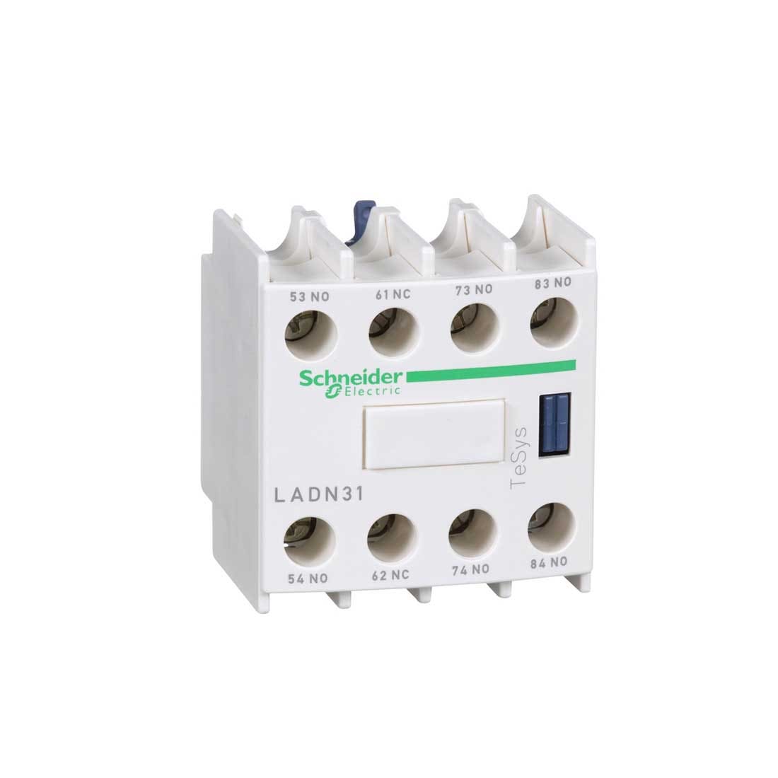 SCHNEIDER - Auxiliary Contact Block, 3 No + 1 NC, Screw-Clamps Terminals - 1