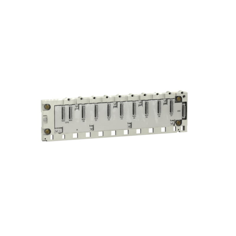 SCHNEIDER - Rack M340, 8 Slots, Panel, Plate Or Din Rail Mounting - 1