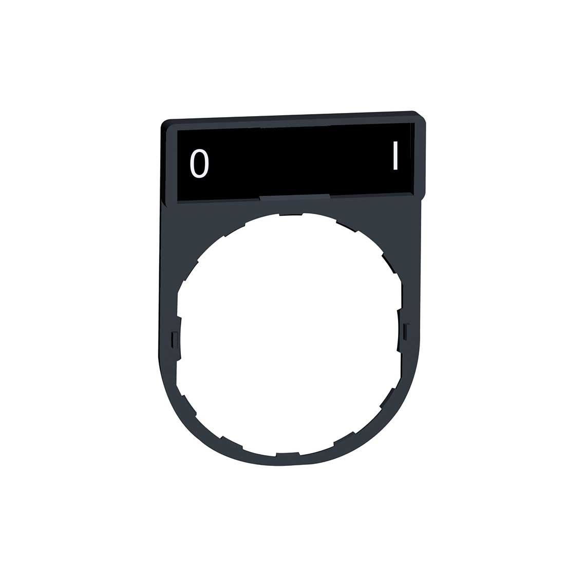 SCHNEIDER - Legend Holder 30 x 40mm With Legend 8 x 27mm With Marking O-I - 1