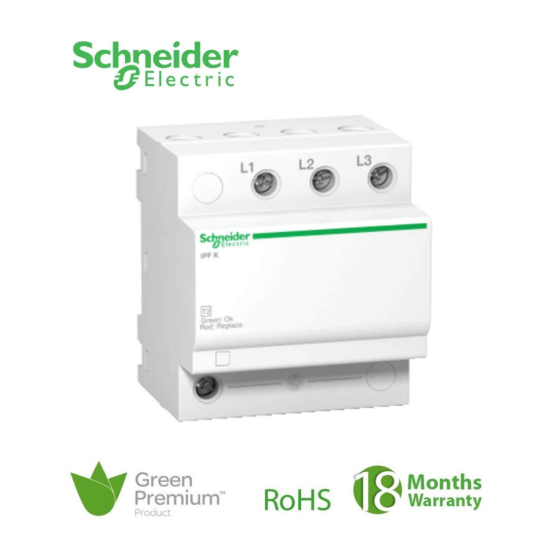 SCHNEIDER - Moodular Surge Arrester 3 Pole 340V IPF20 - 1