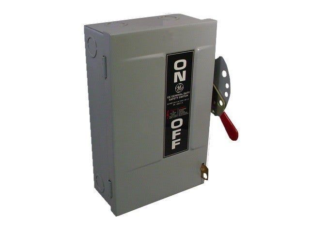 GENERAL ELECTRIC - Safety Switch, 30A 2P 240V, HD Fusible, Nema 1 - 1