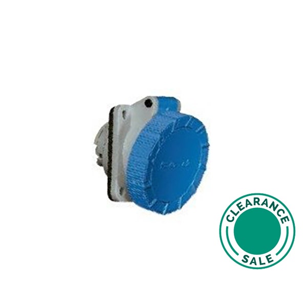 تصفية بالازولي - قابس مستقيم CEE، 2P+E، 16A، 200-250V، 50-60Hz، 6H، IP67 - 1