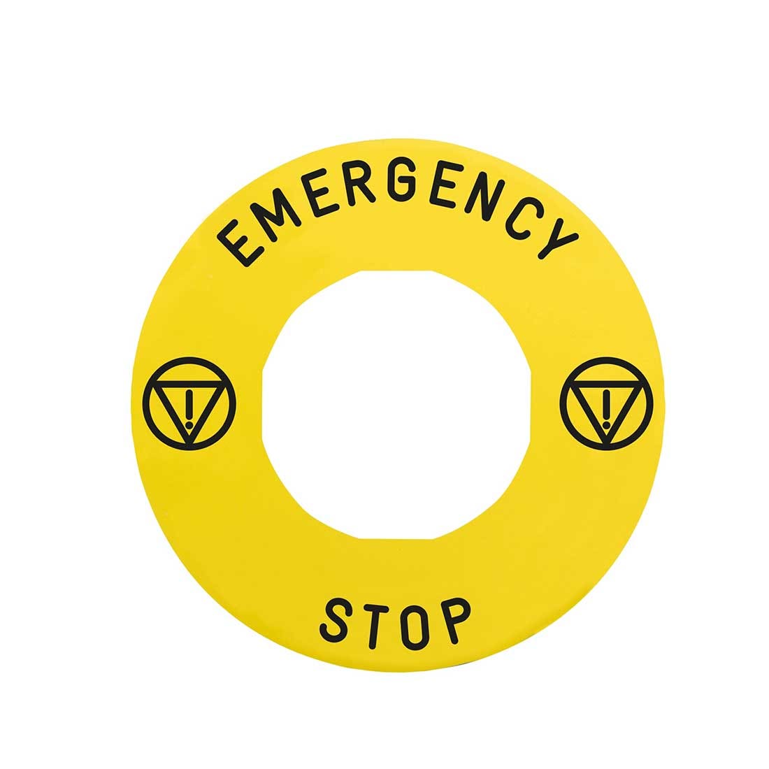 SCHNEIDER - Marked Legend ˜60 For Emergency Stop, Emergency Stop/Logo Iso13850 - 1
