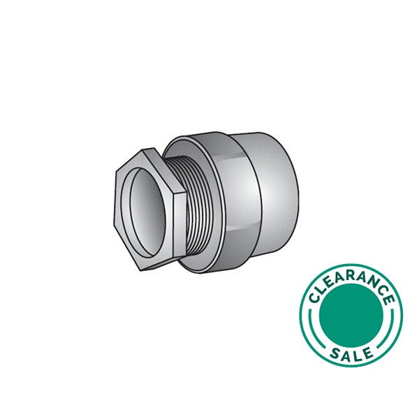 تصفية او زي جدني - محول قناة، حديد مطاوع، ملولب، 1 بوصة - 1