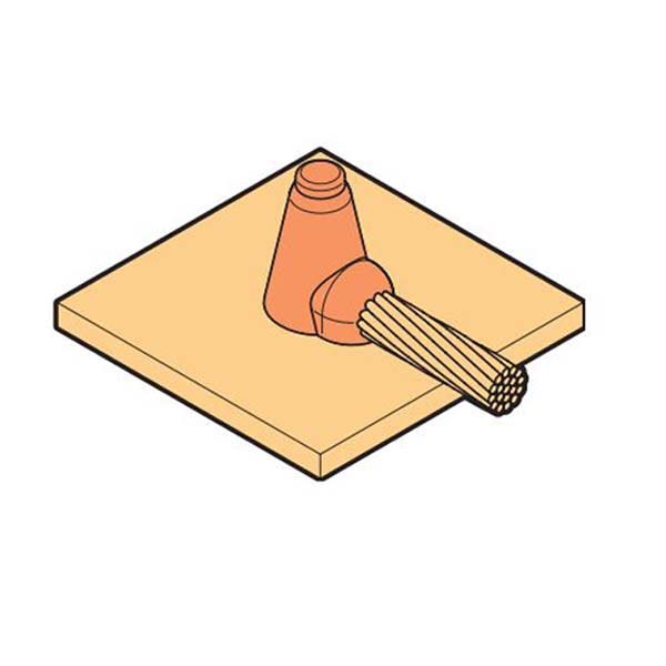 بحرة - موصل للقالب - كيبل 70 مم إلى ماسورة و سطح صلب - 1